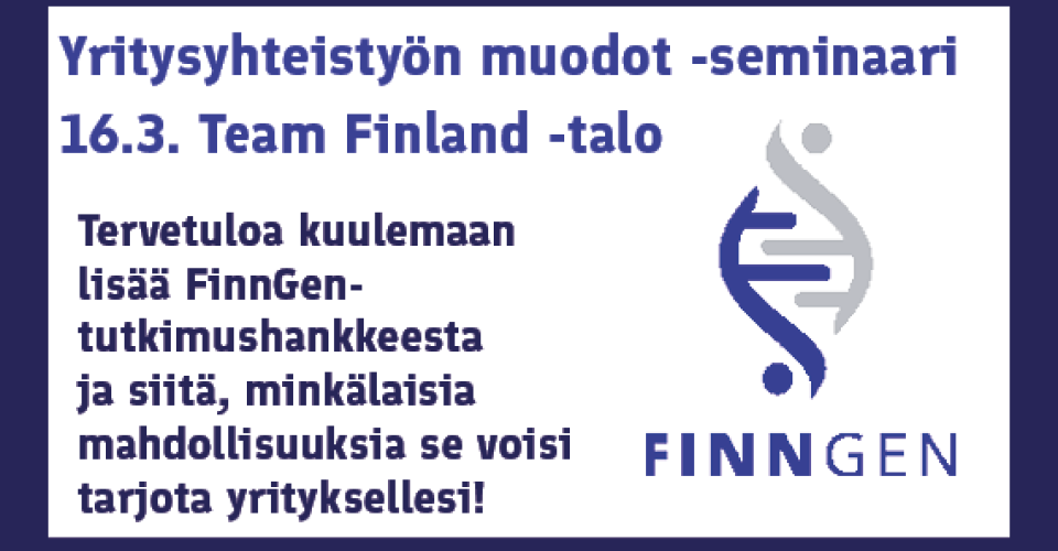 Tervetuloa yritysyhteistyöseminaariin