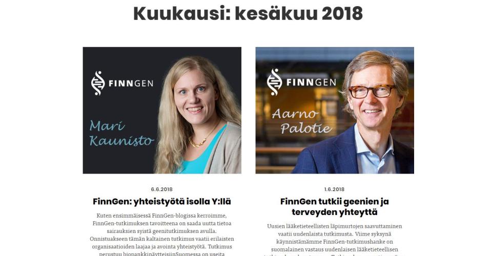 Tervetuloa lukemaan blogiamme