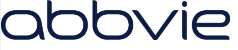 Abbvie logo, jossa teksti abbvie on kirjoitettu mustalla, ohuella tekstausfontilla