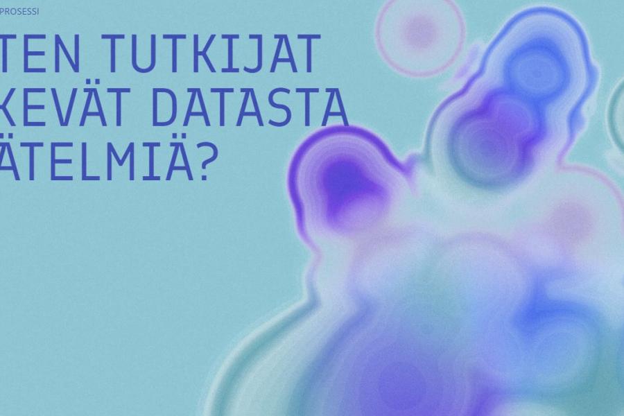 Kuvakaappaus verkkosivusta, jossa teksti: Miten tutkijat tekevät datasta päätelmiä?